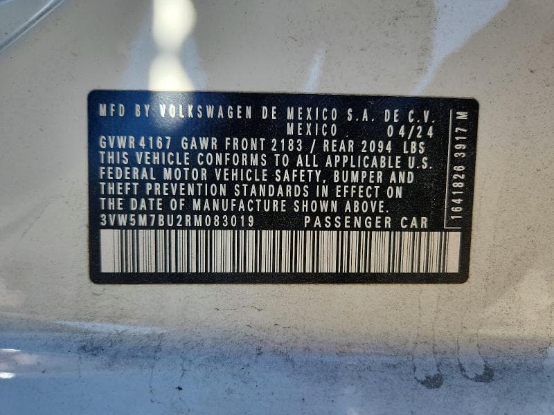 2024 VOLKSWAGEN JETTA S 12