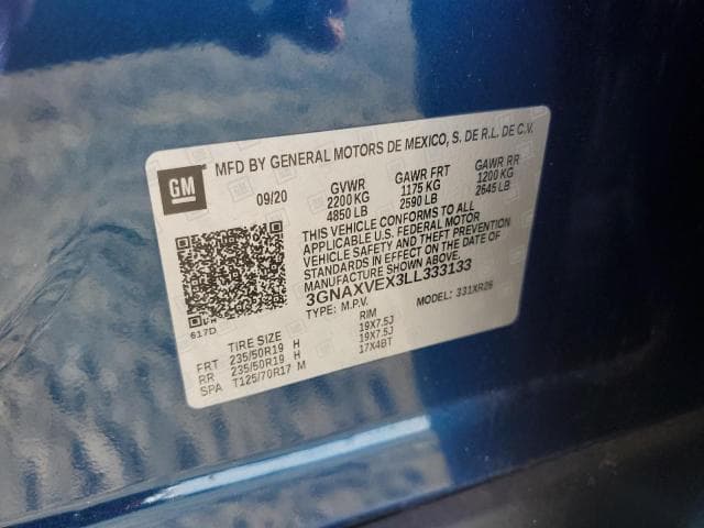 2020 CHEVROLET EQINOX 13