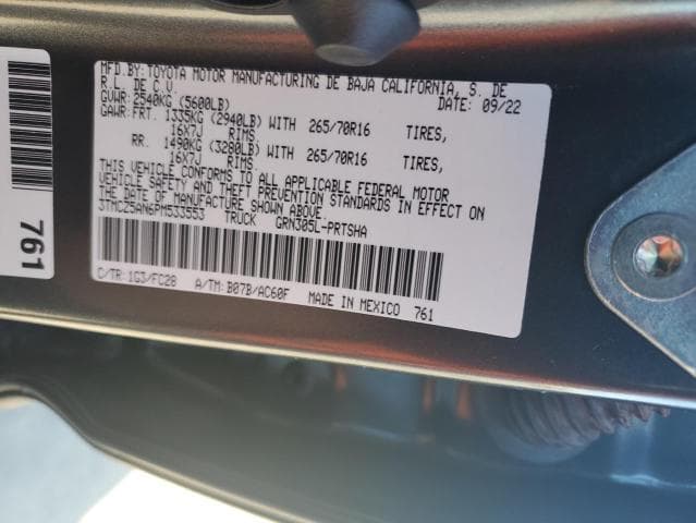 2023 TOYOTA TACOMA DOUBLE CAB 12