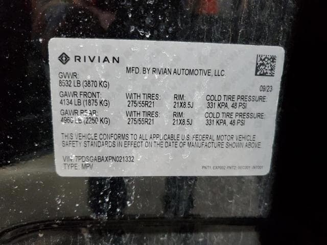 2023 RIVIAN R1S ADVENTURE 14