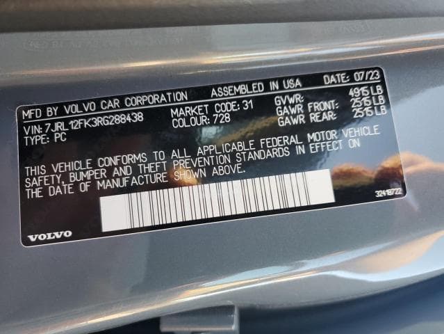 2024 VOLVO S60 CORE 13