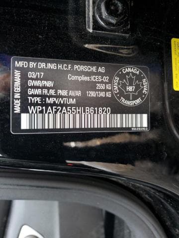 2017 PORSCHE MACAN TURBO 13