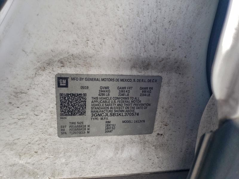 2019 CHEVROLET TRAX 1LT 13