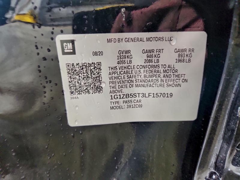 2020 CHEVROLET MALIBU LS 12