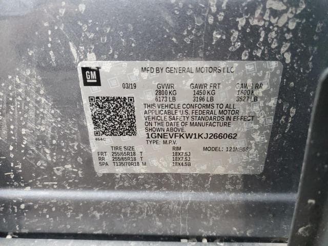 2019 CHEVROLET TRAVERSE LS 13