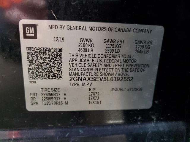 2020 CHEVROLET EQUINOX LS 14