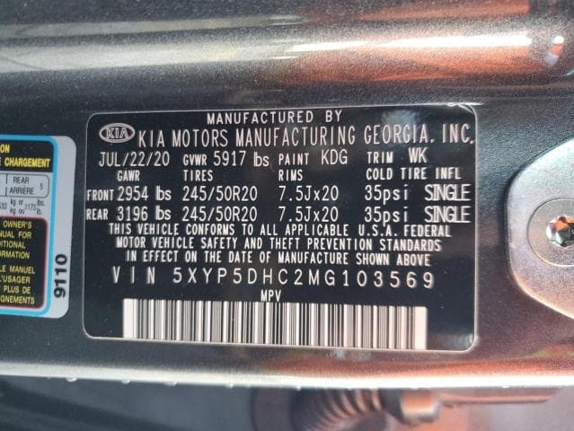 2021 KIA TELLURIDE SX 13