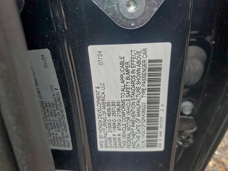2024 HONDA ACCORD HYBRID SPORT 12