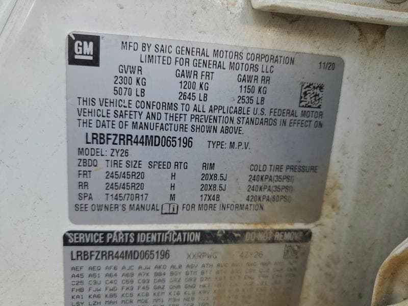 2021 BUICK ENVISION AVENIR 14