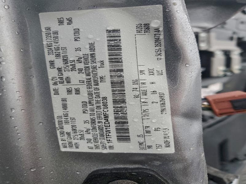 2021 FORD F150 SUPERCREW 13
