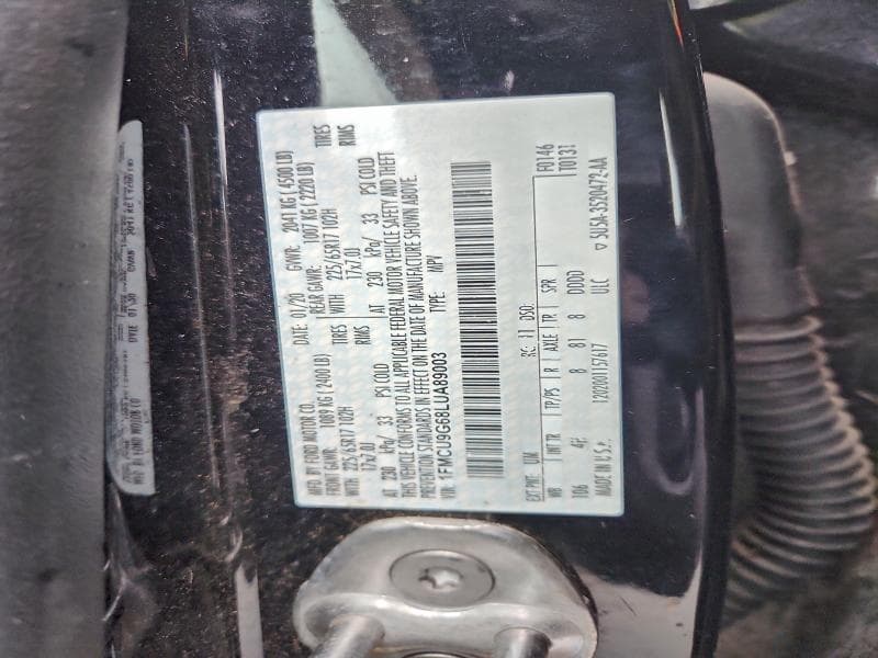 2020 FORD ESCAPE SE 12
