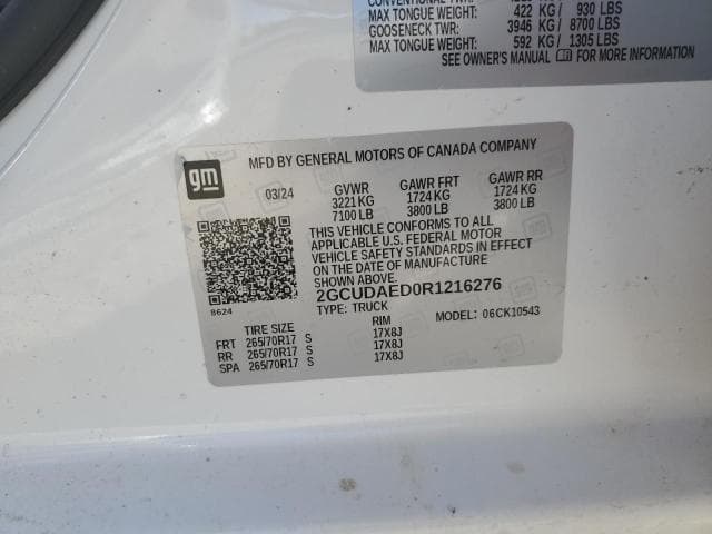 2024 CHEVROLET SILVERADO K1500 13