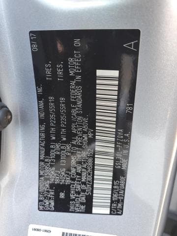 2017 TOYOTA SIENNA XLE 8-PASSENGER 13