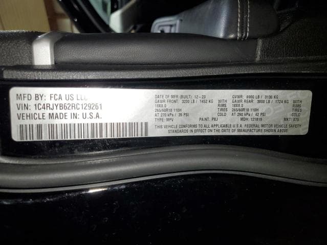 2024 JEEP GRAND CHEROKEE LIMITED 4XE 13