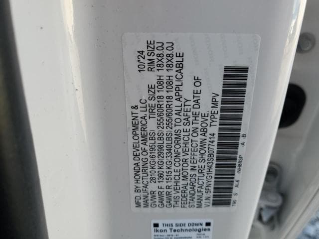 2025 HONDA PILOT EXL 13