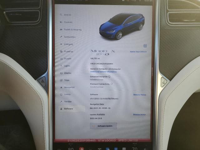 2018 TESLA MODEL X 9