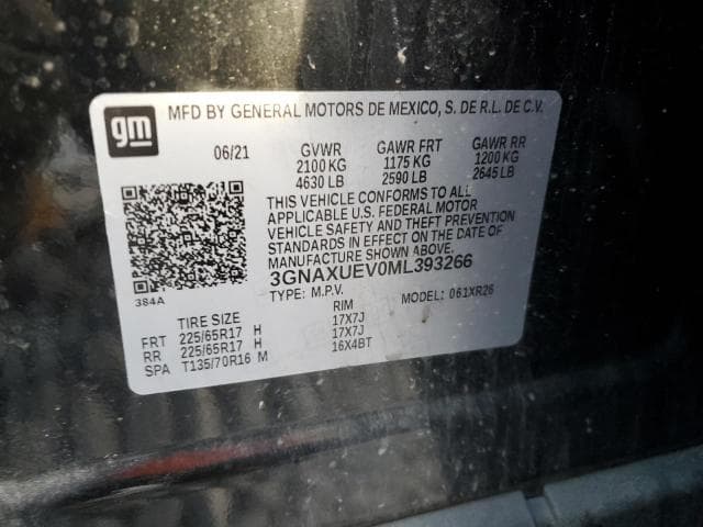 2021 CHEVROLET EQUINOX LT 13