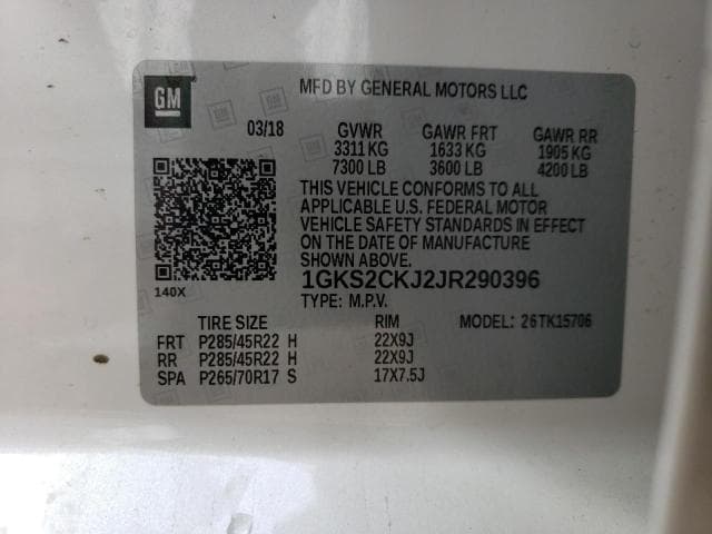 2018 GMC YUKON DENALI 13