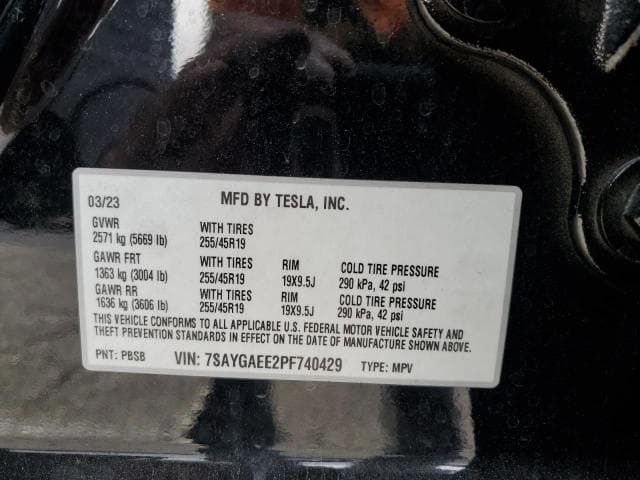 2023 TESLA MODEL Y 12