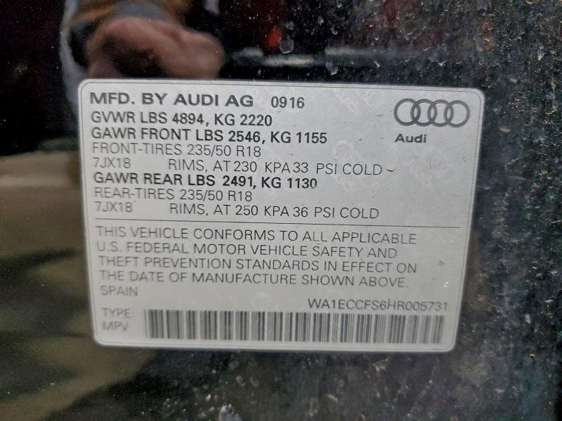 2017 AUDI Q3 PREMIUM 14