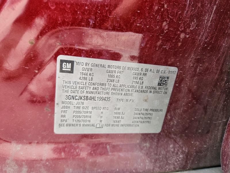 2017 CHEVROLET TRAX LS 13