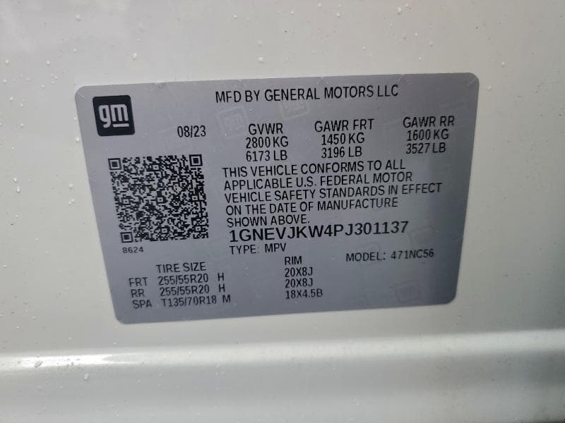 2023 CHEVROLET TRAVERSE RS 13
