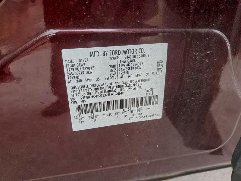 2024 FORD EDGE TITANIUM 14