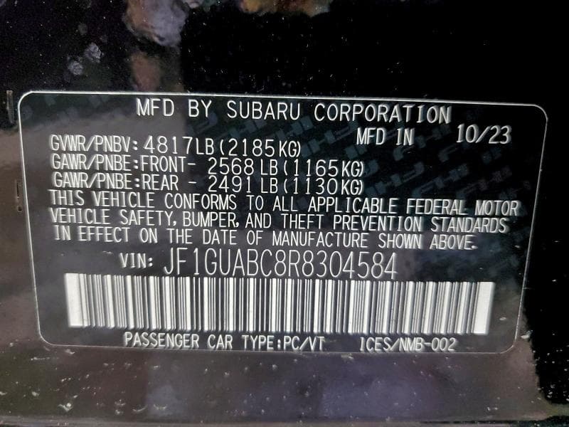 2024 SUBARU IMPREZA 13
