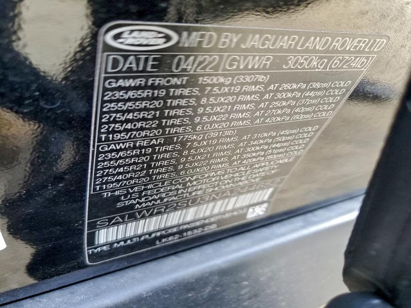 2022 LAND ROVER RANGE ROVER SPORT HSE SILVER EDITION 13