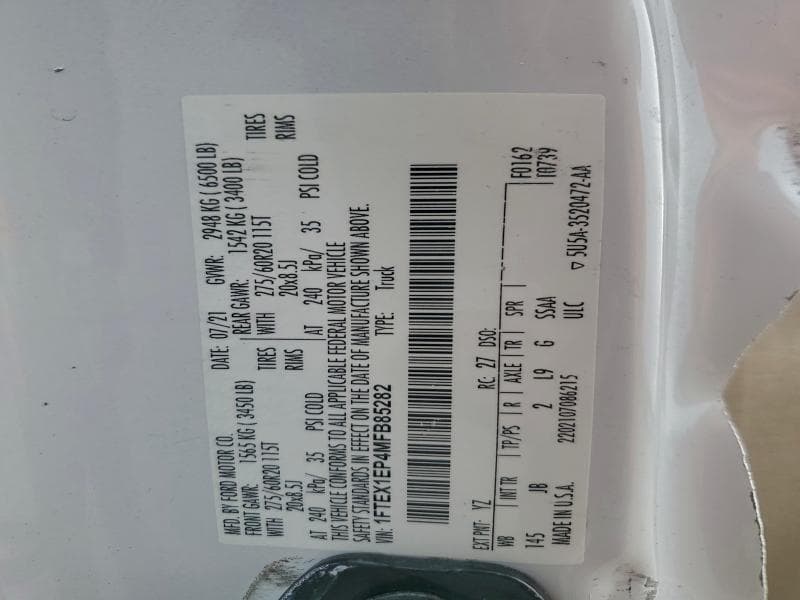 2021 FORD F-150 12