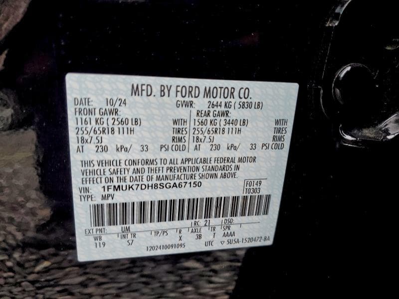 2025 FORD EXPLORER ACTIVE 13