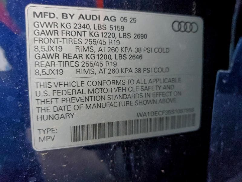 2025 AUDI Q3 PREMIUM S LINE 45 13