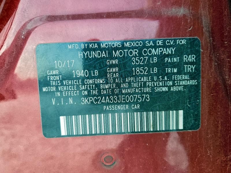 2018 HYUNDAI ACCENT SE 13