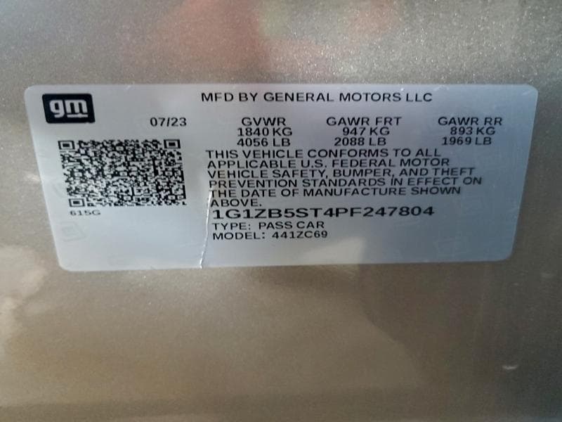 2023 CHEVROLET MALIBU LS 12