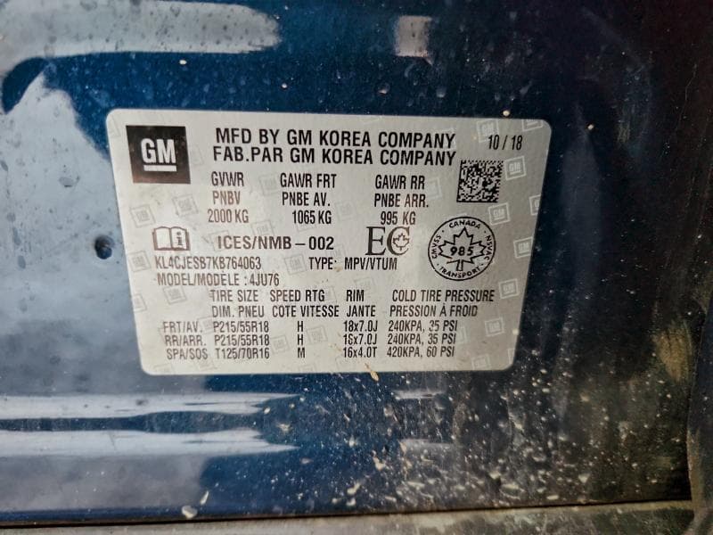2019 BUICK ENCORE PREFERRED 12