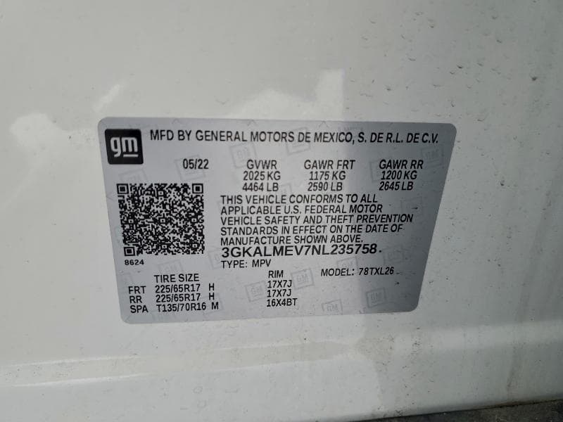 2022 GMC TERRAIN SLE 13