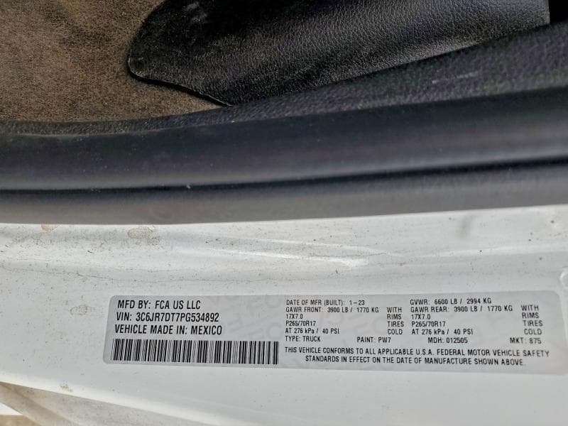 2023 RAM 1500 CLASSIC TRADESMAN 12