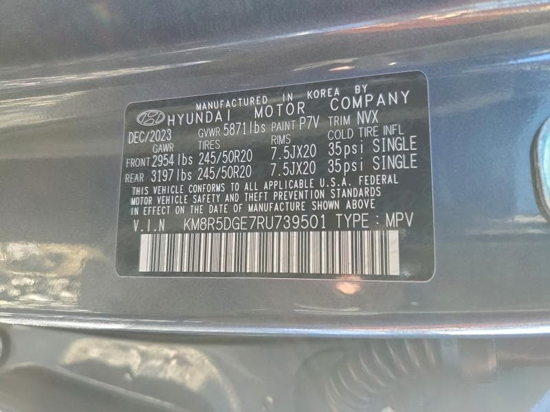 2024 HYUNDAI PALISADE LIMITED 14