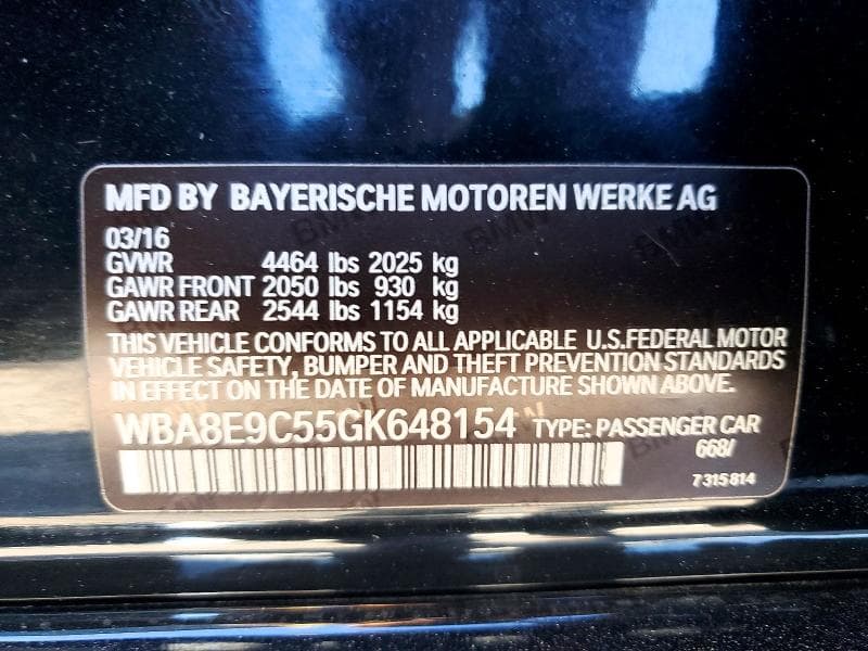 2016 BMW 328I 13