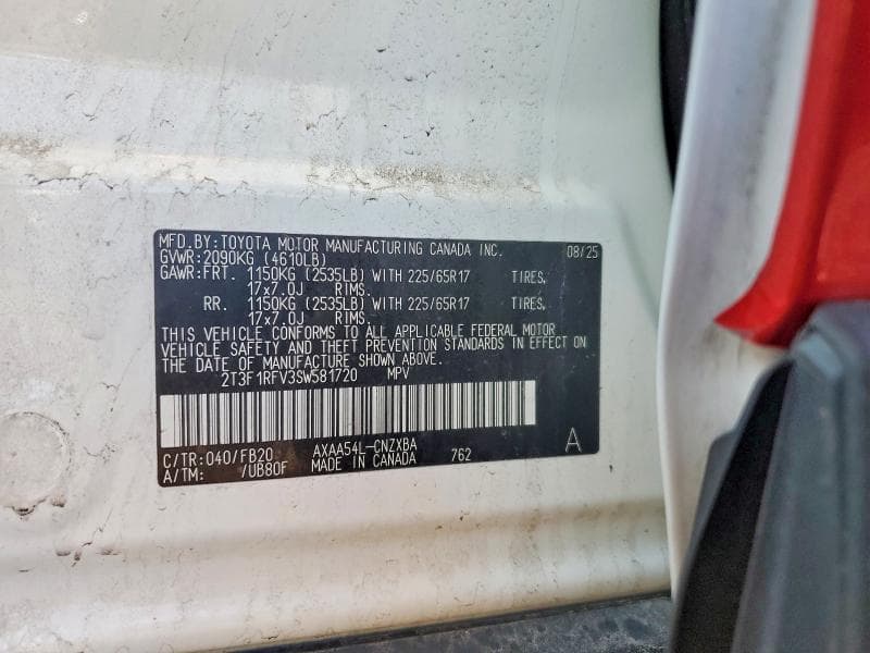 2025 TOYOTA RAV4 LE 12