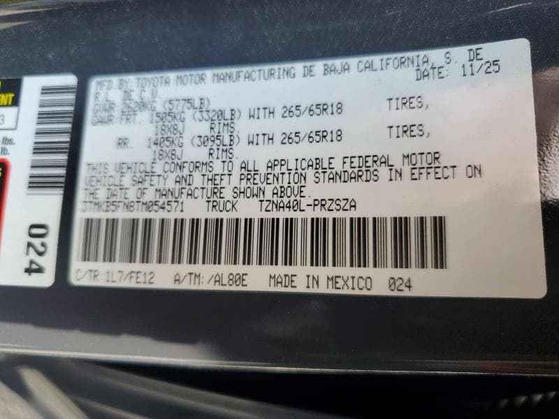 2026 TOYOTA TACOMA TRD SPORT 13