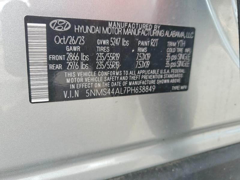 2023 HYUNDAI SANTA FE LIMITED LIMITED 14