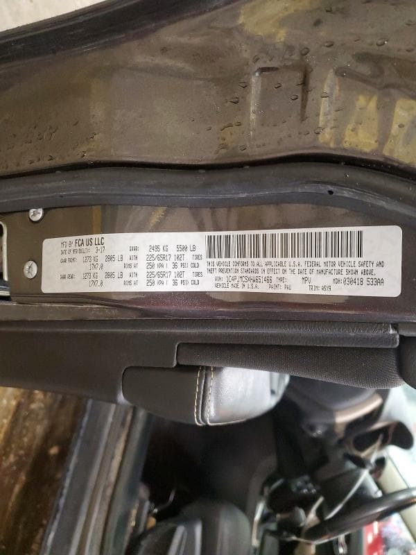 2017 JEEP CHEROKEE LATITUDE LATITUDE 14