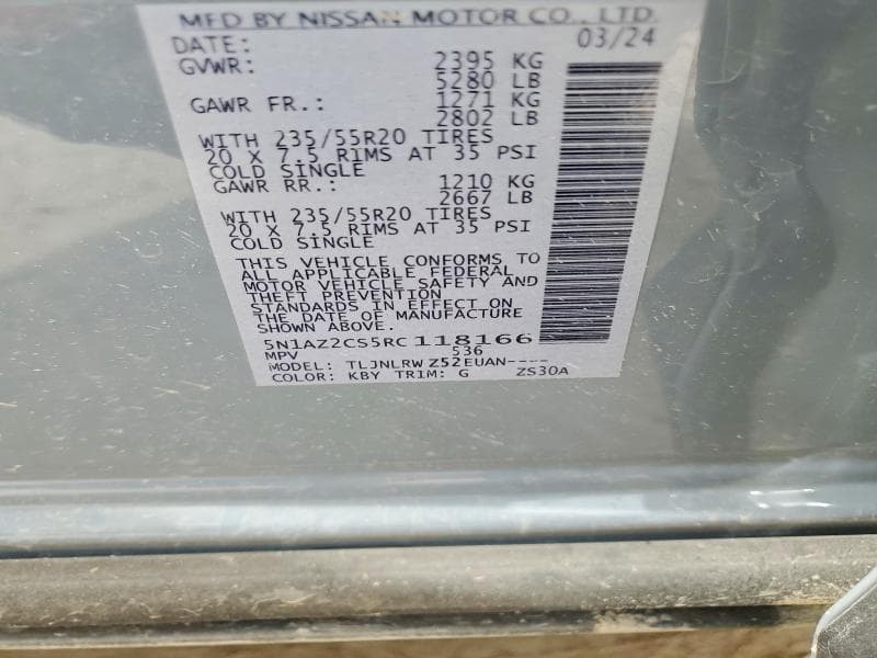 2024 NISSAN MURANO SL 13