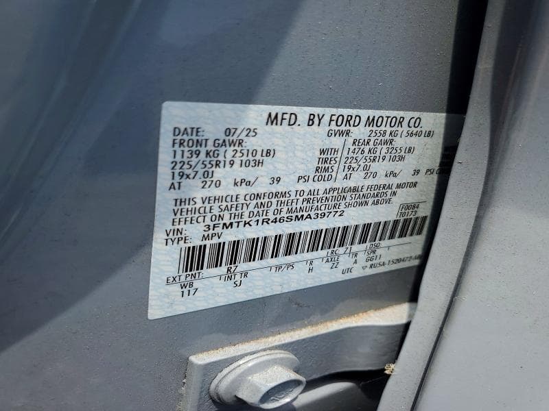 2025 FORD MUSTANG MACH-E SELECT SELECT 13