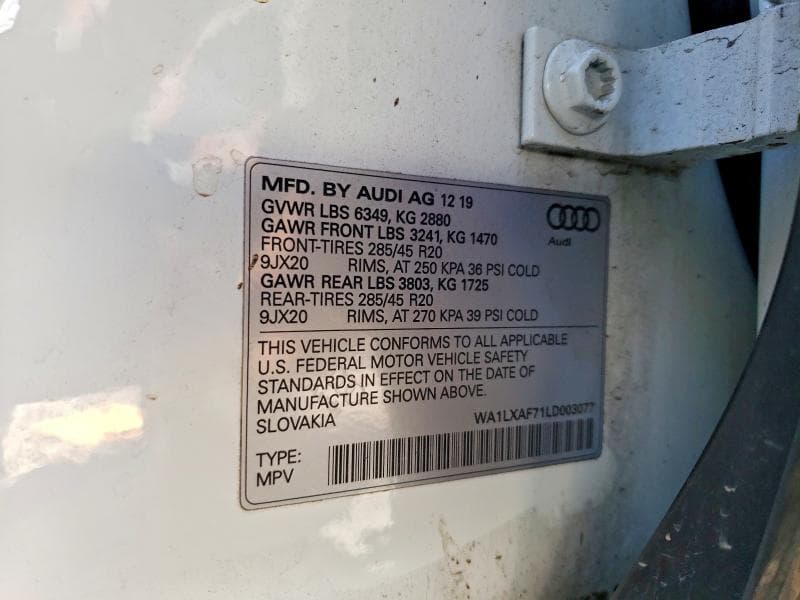 2020 AUDI Q7 PREMIUM PLUS PREMIUM PLUS 14