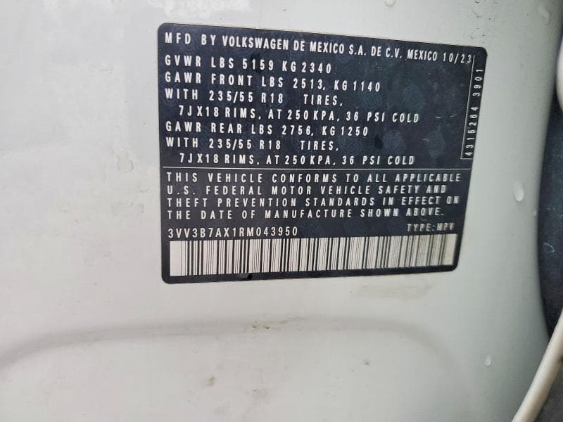 2024 VOLKSWAGEN TIGUAN SE 13