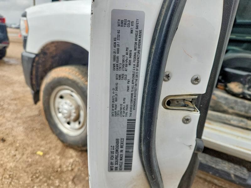 2021 RAM 2500 TRADESMAN TRADESMAN 12