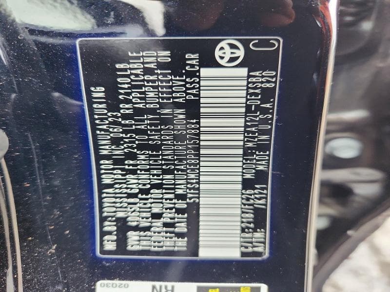 2023 TOYOTA COROLLA SE SE 13