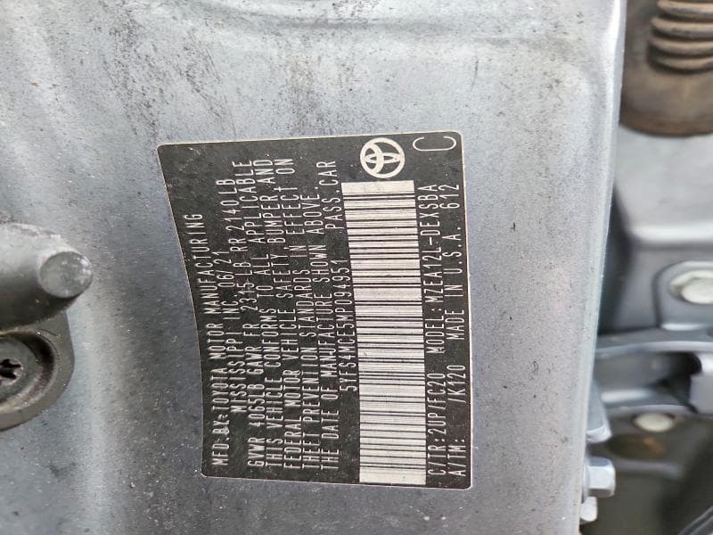 2021 TOYOTA COROLLA SE SE 12